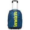 Invicta Trolley Scuola New Bump, Blu, New Way Logo, 2 in 1, Doppio Uso, con Spallacci Uso Zaino, Doppio Scomparto con Tasca Porta PC, Porta Borraccia, con Organizer, Maxi Capienza, Scuola e Viaggio