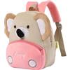 Gaosh Zaini Bambini Personalizzati con Nome Zaino Asilo Bimbo con Simpatici Animali Regali per Bambini e Bambine Regali per Ritorno a Scuola (#1-Koala)