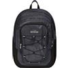 Seven Zaino Doppio Scomparto Imovepack, Grigio, Con Tasca Porta Borraccia, Scuola e Viaggio, Medie e Superiori, Bambini e Ragazzi