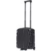 R.Leone Valigia da 1 Fino a Set 4 Trolley Rigido grande, medio, bagaglio a mano 55x40x23 cm Wizz, ITA Airways e bagaglio 45x36x20 cm EasyJet in ABS 8005 (Nero, XS Bagaglio 45x36x20cm 2Ruota)