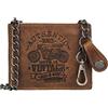 Greenburry Portafoglio Vintage Cafe Racer RFID in pelle 12 cm