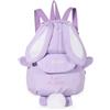 Presentimental Zaini Personalizzati per Bambini con Nome Zaino Coniglio per Bambine Bambini Regalo per Figlia Figlio l'asilo e la scuola (viola)