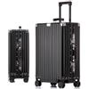 Meoky Valigia in metallo Valigia in lega di alluminio portatile 4 ruote bagaglio a mano 3 cifre combinazione serrature,6,20in