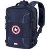 Marvel Captain America Gears-Zaino Grande da Viaggio Mercury 47x23x33cm, Blu, Capacità 35 L