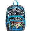 Seven SJ Ever Zaino Scuola Doppio Scomparto, Nero e Azzurro, Blackwall Boy, Con Tasca Porta Borraccia, Zaino Scuola Elementare, Zaino Bambino