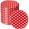 KADAX Copertura a vite kadax FI82 mm, set di copertura a torsione in metallo, coperchio di ricambio per barattoli di muratura, coperchio con 6 denti a monte per vasi di fumbler e muratore (10 pezzi, c