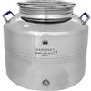 Sansone La Nuova Sansone - Fusto contenitore in acciaio inox, Acciaio inossidabile, 30 litri