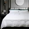 Gabel Nottetempo Piumino Caldissimo 235 gr/mq, Imbottitura 30% Piumino, 70% Piumetta, Fodera Puro Cotone, Bianco, Singolo, 205 x 155 x 2 cm