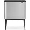 Brabantia Bo Touch Bin Pattumiera per raccolta differenziata, Metallo, Inox Satinato FPP, 36 Litri