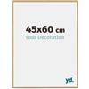 yd. Your Decoration - Cornice portafoto 45 x 60 cm, in legno di faggio chiaro, con vetro acrilico, anti-riflesso, cornice 45 x 60 cm, colore: Evry