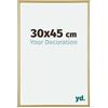 yd. Cornice 30x45 cm Oro - Cornice Decorativa Parete in Plastica con Vetro in Acryl Antiriflesso - Annecy
