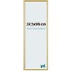 yd. Cornice 37.5x98 cm Oro - Cornice in Plastica Annecy | Your Decoration, Vetro acrilico antiriflesso, Montaggio a parete, Adatta per foto, poster o puzzle, Made in Holland
