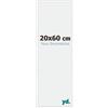 yd. Your Decoration - Cornice portafoto 20,00 x 60,00 cm, colore: Bianco lucido, resistente ai raggi UV, antiriflesso - Annecy