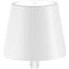 Zafferano, Lampada Poldina Stopper, Lampada per Bottiglia Ricaricabile e Senza Fili con Controllo Touch, Adatta per Salotto ed Esterni, Dimmer, 2200-3000 K, Altezza 11 cm, Colore Bianco