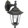 Sovil Illuminazione Applique in basso mini esagonale lampada classica da esterno nero