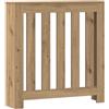 vidaXL Copertura Termosifone Rovere Artigianale 78x20x82cm in Legno