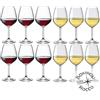 Bormioli Rocco Divino Set Calici Vino Rosso e Bianco 12 Pz