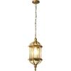 JNPGVTCD Grande lampadario da Esterno Squisito per la casa per Il Montaggio a soffitto del Portico, Vintage, in Bronzo, Impermeabile, per Esterni, Luce Pendente, Porta d'ingresso, Fattoria,