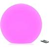 Hathdia Lampada a sfera LED da 15,2 cm, multicolore, ricaricabile, impermeabile, dimmerabile, con telecomando, per casa, giardino, patio, feste, bar