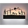 FSN muxi Design moderno protezione degli occhi Lampada da parete a LED corridoio scala scala forest park modello, Luce calda + luce bianca 25x38CM