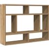 vidaXL Scaffale a Parete Rovere Artigianale 75x16x55 cm in Truciolato