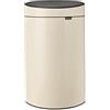 Brabantia - Touch Bin 40L - Pattumiera Grande per Cucina - Apertura Soft-Touch - Cestino per Rifiuti con Secchio Interno Rimovibile - Riciclo Facile - Sacchetti Inclusi - Soft Beige - 44 x 30 x 73 cm