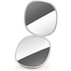 Joseph Joseph Viva Specchio 2-in-1 Ingranditore e Standard, Compatto, Portatile, Chiusura Magnetica