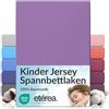etérea Himmlische Qualität etérea Jersey lenzuolo con angoli 80x160-80x180 cm Viola Epaisseur 15-20 cm - 100% Cotone - Oekotex materasso Letto copripiumino - lenzuola 80x160cm - 80x180cm Violet