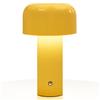 Glivpny Lampada da scrivania per oscuramento tattile portatile, ricaricabile tramite USB, luce notturna a LED, moderna lampada da tavolo a fungo per soggiorno, bar, camera da letto, comodino, studio
