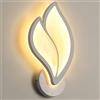 OOWOKS Applique parete LED 10W Lampada parete interni Moderna dimmerabile Applique parete acrilico Lampada comodino camera letto creativa petalo Lampada notte,soggiorno Corridoio Hotel Decorazione lampada