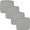 Hoowarm Impermeabili Fodere per Seduta del Divano con Cerniera 50x50 60x60 per Interni Ed Esterni, Patio, Mobili in Rattan Cuscini per Divano Esterno Giardino Sofa Cover Rimovibili(Color 4,50x50x5cm(4pcs))