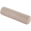 JORTUIO Cuscino Cilindrico Lungo 40/50/60/70/90 cm,Cervicale Rotolo Cilindro Cuscino,Supporto Ergonomico Cuscino Cilindrico Cervicale per Letto Divano,Gambe,Schiena(Light khaki,15x90cm)