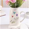 jewelora Regalo per la Mamma Nonna Regalo per la Festa della Mamma Vaso in Ceramica Personalizzato con Nomi Vaso da Fiori con Incisione per Moderno Della Casa (F)