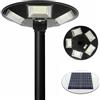 DISCORAMA FARO LAMPIONE STRADALE CON PANNELLO SOLARE 250W LUCE FREDDA, FARO PER ESTERNI UFO CON SENSORE DI MOVIMENTO CON TELECOMANDO, ILLUMINAZIONE ESTERNO PER GIARDINO, CORTILE - DISCORAMA® (250)