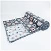 baby idea - Copertina Neonato Invernale Di Alta Qualità Calda e Morbida Con Profilo Ricamato a Mano Misure Copertina Pile Carrozzina Made In Italy (90 X 65, Orsetto Grigio)