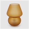 EDG Enzo De Gasperi Lampada Aura da Tavolo Usb Abatjour H 20 Cm D 15 Cm Ambra