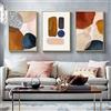 LPFNSF Poster decorativo geometrico moderno a tema piante, dipinto decorativo astratto, poster stampato sullo sfondo del muro della camera da letto, soggiorno, ufficio, senza cornice (A 2, 70x100cm*3)