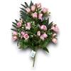 Generico 36 FIORI IN UN MAZZO DI FIORI DI SETA- BOUQUET PER DECORARE CASA (Rosa)