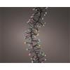 Lumineo Catena luminosa Cluster Twinkle - 1128 LED - Colorato - 10 metri - Cavo nero - Adatto per interni ed esterni - Dimmerabile - Timer - 8 funzioni di luce - IP44