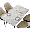 FANIVIN PVC Tovaglia Impermeabil Spessore 1mm Giallo chiaro A 80x80cm