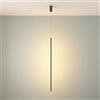 Generic Lampadari, Lampade a Sospensione a LED, Estremamente Raffinato, Apparecchio di Illuminazione Decorativa da Comodino, Tubo Lungo Nero Ingresso Corridoio Appeso,