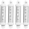 Generico Confezione da 4 lampadine per lampade Termiche R7S, lampadine alogene lineari da 118 mm, Ideali per Buffet, Eventi con Catering - Lampade alogene per Alimenti,200W