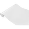 DecoMeister Pellicola Adesiva per Mobili 90x210 cm - Carta Adesiva in Colori Tinta Unita Lavabile per Rinnovare Porte, Tavoli, Scaffali - Pellicola Decorativa Pratica e Resistente - Bianco Satinato