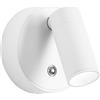 Sonew Lampade da Parete a LED, Faretto da Lettura a Parete Senza Fili, Applique da Parete Magnetiche con Interruttore Tattile per la Casa Sul Comodino (Luce calda)