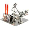 Steelman24 I Omini di Viti Fisioterapista, Organizer per Ufficio I Idee Regalo Originale I Soprammobili in Metallo I Modellino