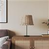 Homgoday Paralume Marrone Ø30x20 cm in Vimini, Mobili per Casa Interno Esterno Soggiorno Camera da Letto