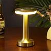 Boary Rechargeable Cordless LED Metal Table Lamp, Portable USB Desk Lamp, Dimmable Reading Light of Touch Sensor for Bedside Tables, Coffee Tables, Hotels And Restaurants,Oro