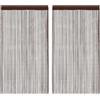 vidaXL 2 Pz Tende a Fili 140x250 cm Marroni