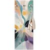 Lupia - Appendiabiti da Parete moderno con pannello in legno Stampato, ABSTRACT GALAXY 46x125 cm, Design Astratto, 5 Ganci in metallo, Stampa HD, ingresso soggiorno camera da letto