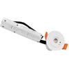 VR VETRINEINRETE Vetrineinrete® Faretto di emergenza da incasso 3 watt 1 led cob anti black out mini spot luce fredda 6500k